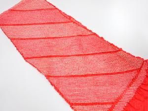 正絹　振袖用　絞り　帯揚げ